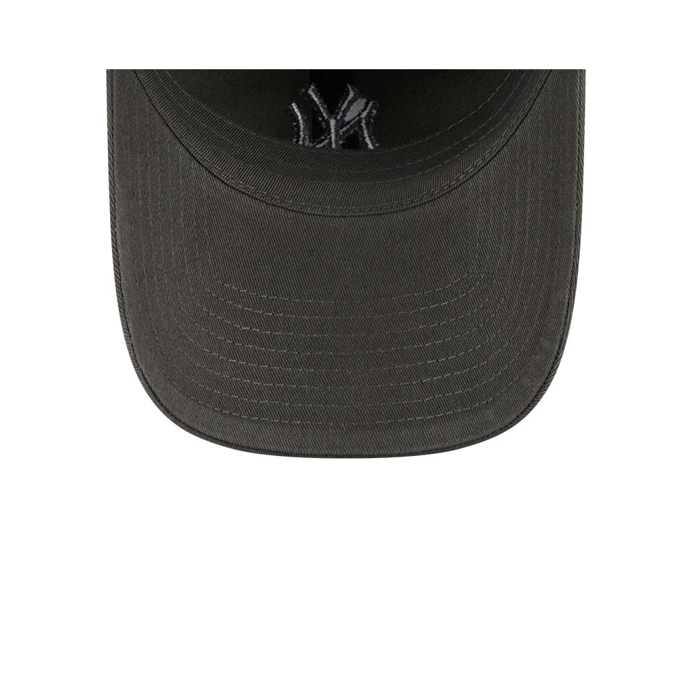 New York Yankees Hat - Seasonal Tonal Dark Charcoal Grey Casual Classic MLB Strapback Cap - New Era